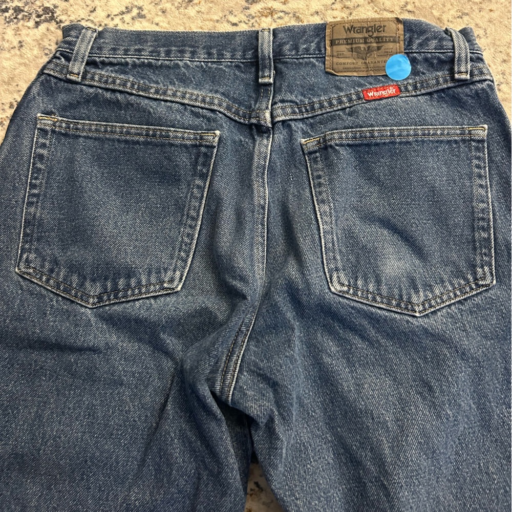 Wrangler Men's Blue Straight Jeans